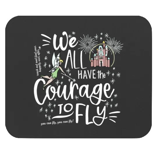 Magic Kingdom Fireworks Mouse Pads Happily Ever After Disney Castle Tinkerbell Fireworks Mouse Pads