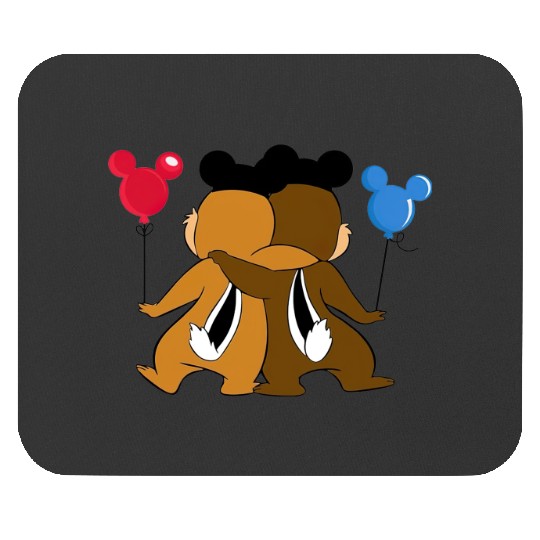 Chip And Dale Friendships   Mouse Pads Mouse Pads Mouse Pads , Chip And Dale Disney Couple Mouse Pads