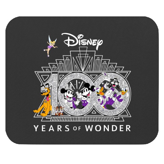 Disney 100th Anniversary Mouse Pads, Disney 100 Years Of Wonder Mouse Pads, Disney Trip Mouse Pads