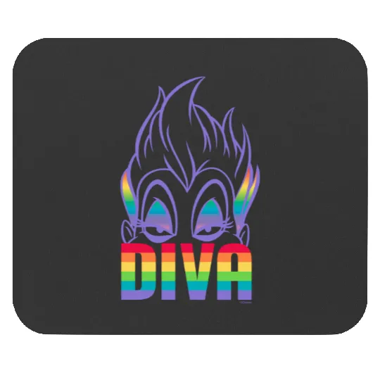 Disney villains ursula diva pride Mouse Pads