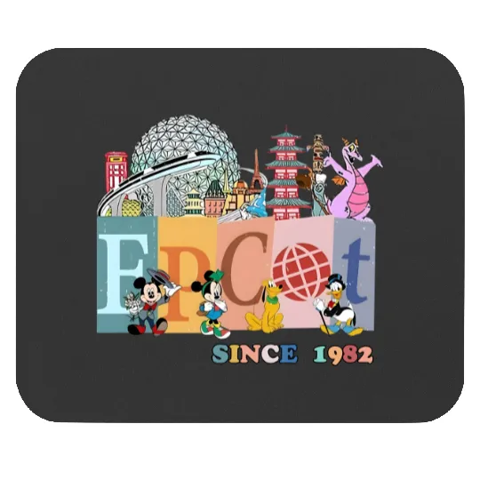 Disney Epcot Since 1982 Comfort Colors Mouse Pads, Disney Trip Family Mouse Pads