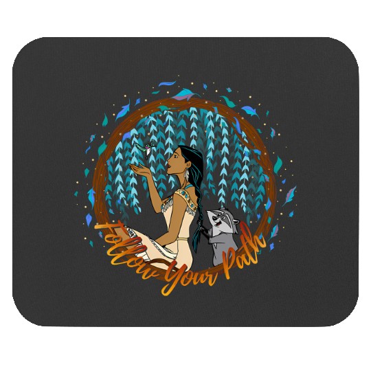 Disney Pocahontas Follow Your Path Circle Text Mouse Pads