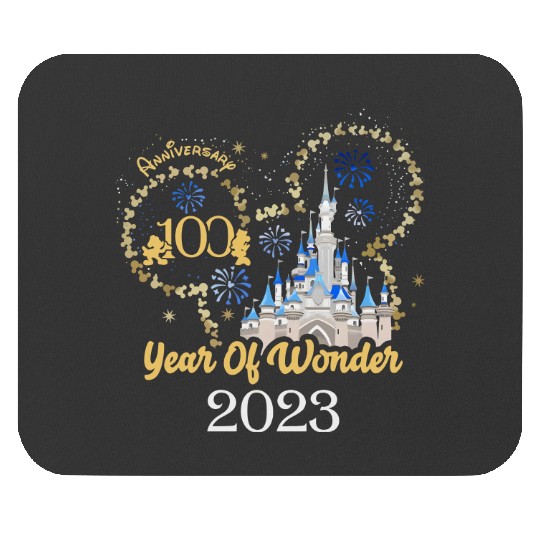 Disney 100th Anniversary Mouse Pads, Magic Kingdom Mouse Pads, Mickey Ears Anniversary Mouse Pads