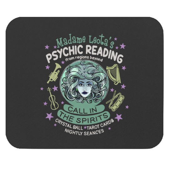 Disney Halloween Madame Leota Haunted Mansion Mouse Pads, Disneyland WDW Matching Family Mouse Pads