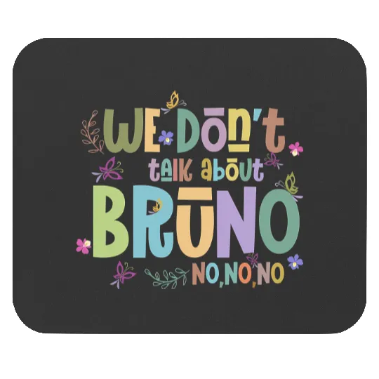 Disney Encanto Mouse Pads, We Don't Talk About Bruno Mouse Pads, Encanto Bruno Mouse Pads