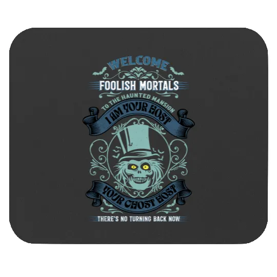 Haunted Mansion for Disneyland or Disneyworld, Hatbox Ghost Mouse Pads