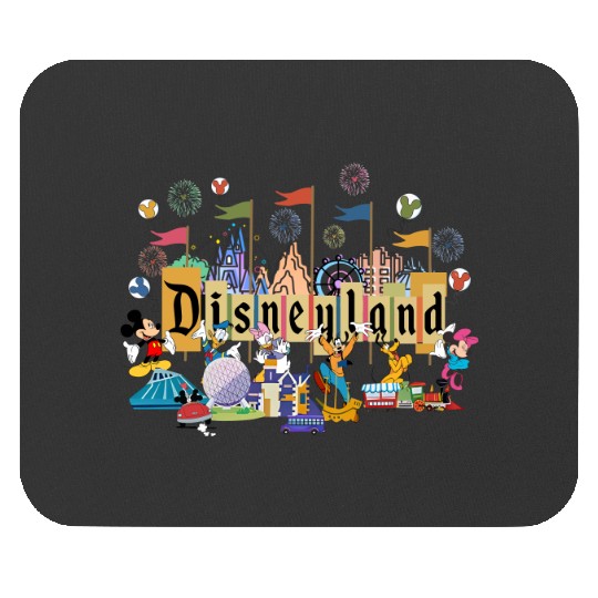 Discover Vintage Disneyland Micky and friends Mouse Pads, Retro Disneyland Est 1955, Disney world trip, Disneyland Mouse Pads