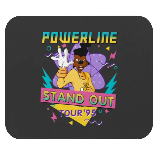 Disney Powerline Stand Out World Tour 95 Mouse Pads, Disney Vintage A Goofy Movie Powerline Mouse Pads,WDW Matching Family Mouse Pads