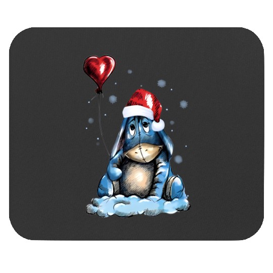 Christmas Winnie The Pooh Mouse Pads, Disney Christmas Vacation Mouse Pads, Eeyore Mouse Pads