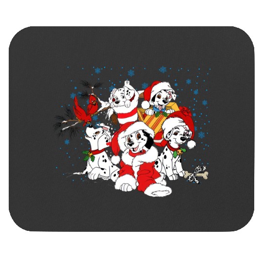 Dalmatian Dogs Christmas Mouse Pads Disney 101 Dalmatians Dog Mouse Pads