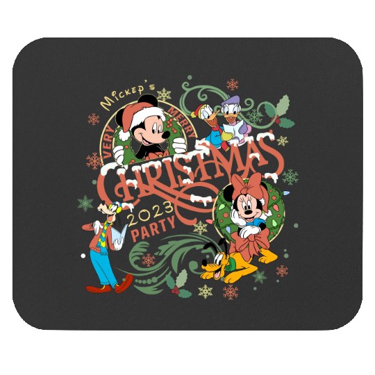 Discover Mickey's very merry Christmas party 2023 Mouse Pads, Walt Disney world Mouse Pads