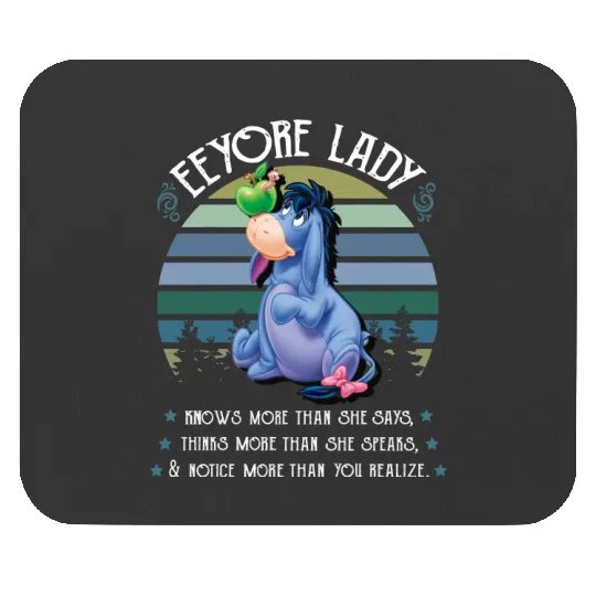 Discover Christmas Gift, Eeyore Mouse Pads, Eeyore Unisex Mouse Pads, Disney Eeyore Mouse Pads