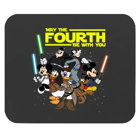 Disney Star wars May the fourth be with you Mouse Pads, Galaxy's Edge Mouse Pads