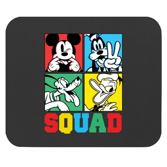 Mickey, Goofy, Donald, Pluto Squad Grid Mouse Pads, Disney Pluto Mouse Pads, Pluto And Friends Mouse Pads