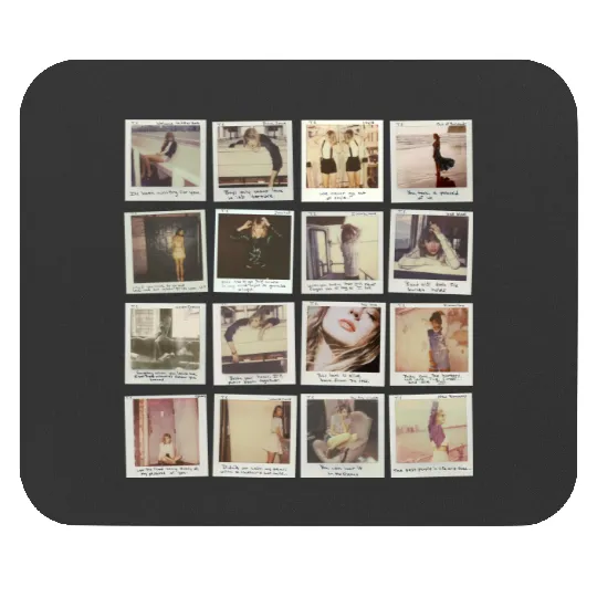 Discover TS 1989 Polaroids Lyrics Deluxe Version Taylor Taylor version Merch Mouse Pads