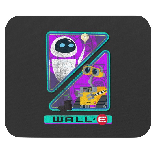 Retro Disney Pixar Wall-E Triangles And Eve Graphic Mouse Pads