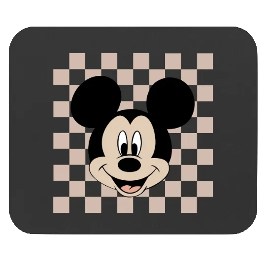 Mickey Checkered  Mouse Pads, Vintage Mickey Mouse Mouse Pads, Disney Family Trip Mouse Pads