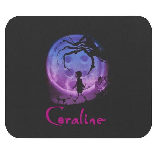 Coraline Mouse Pads, Vintage Disney Halloween Party Mouse Pads, Coraline Doll Mouse Pads