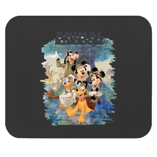  Color Disney Animal Kingdom Mouse Pads, Mickey Safari Vintage Mouse Pads
