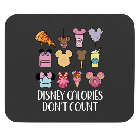 Disney Calories Don't Count Mouse Pads, Disney Mouse Pads, Disney Trip Mouse Pads