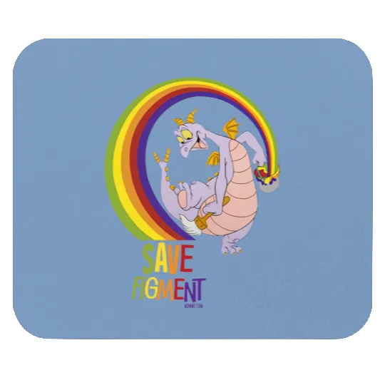 Save Figment - Journey Into Imagination at Epcot - WDWNT.com - Disney - Mouse Pads