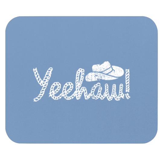 Discover Yeehaw Cowboy Western Country Mouse Pads