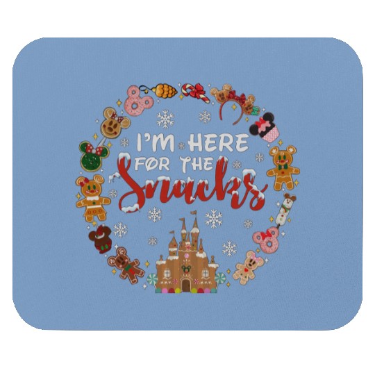 Disney I'm Here For The Snacks Christmas Mouse Pads