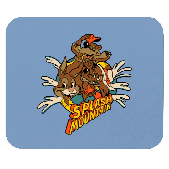 Splash Mountain Retro Style - Splash Mountain Disney - Mouse Pads