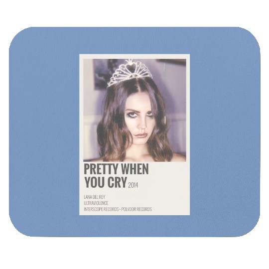 Lana Del Rey Mouse Pads, Pretty When You Cry Album Mouse Pads.