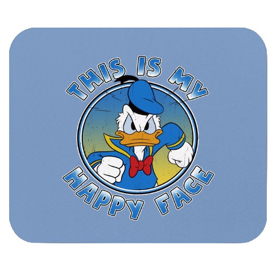 Disney Donald Duck DuckTales This Is My Happy Face Mouse Pads
