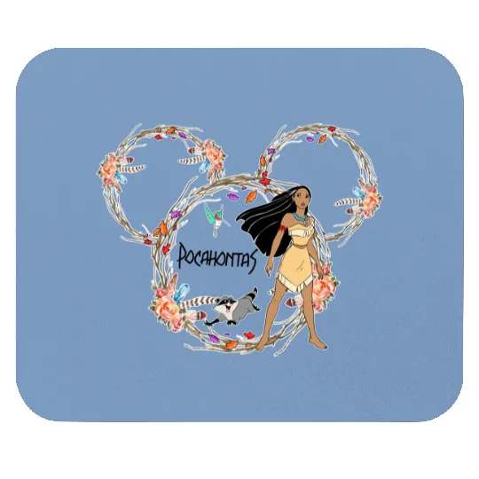 Disney Princess Mickey Head, Pocahontas Mouse Pads, Princess Pocahontas Mouse Pads