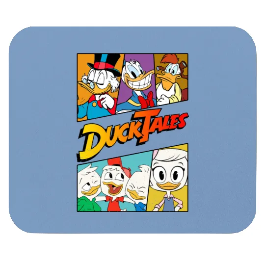 Vintage Disney Ducktales Group Panels Retro Ducktales Mouse Pads