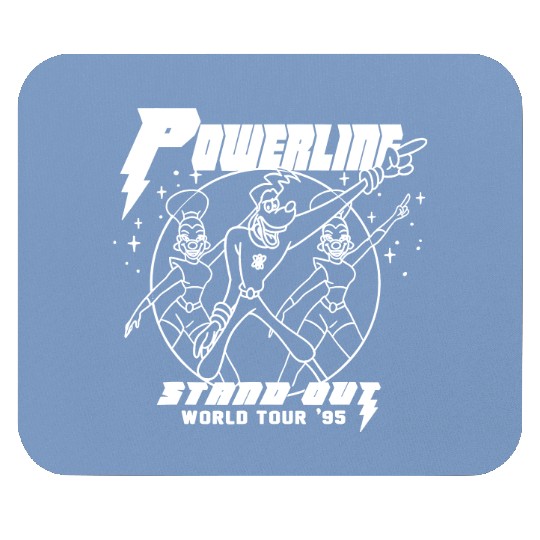 Disney A Goofy Movie Powerline World Tour '95 Retro Vintage Mouse Pads