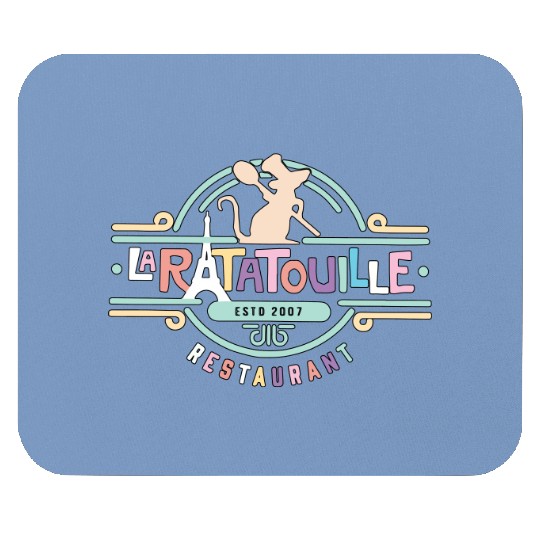 Vintage Remy Ratatouille Mouse Pads, Disney Colorful Mouse Pads, Remy Restaurant Mouse Pads