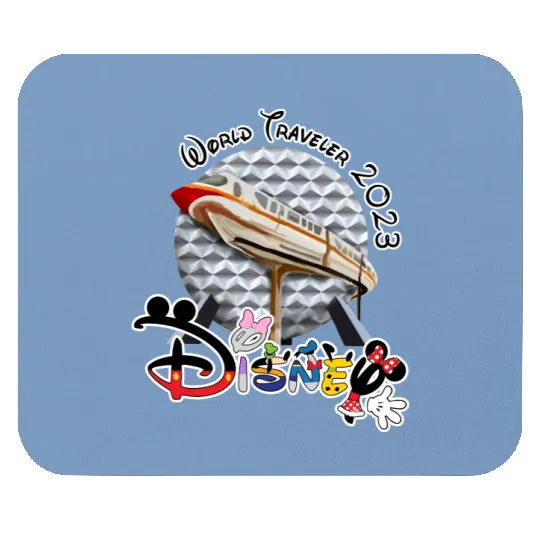 World Traveler 2023 Epcot family Mouse Pads, World Traveler 2023 Disney Epcot Group Mouse Pads