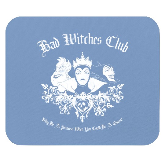 Bad Witches Club Group Mouse Pads / Ursula Maleficent Evil Queen / Disney Villains