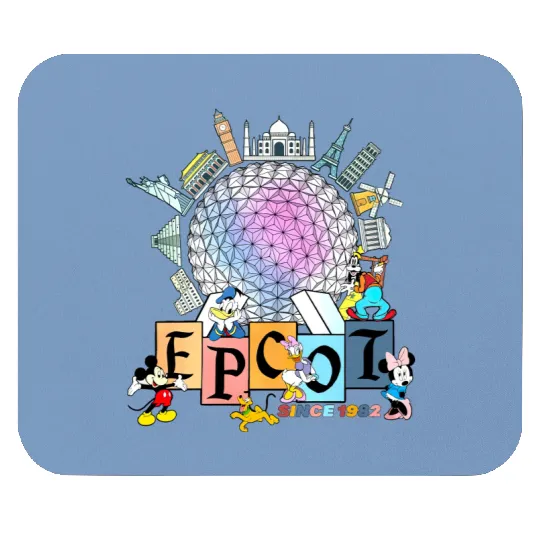 Epcot since 1982 Tank, Epcot Tank, Mickey And Friends Tank, Disney Epcot Tank Mouse Pads