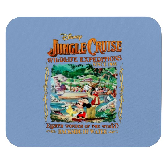 Jungle Cruise Mouse Pads, Jungle Mickey Mouse Mouse Pads, Walt Disneyworld Trip Mouse Pads