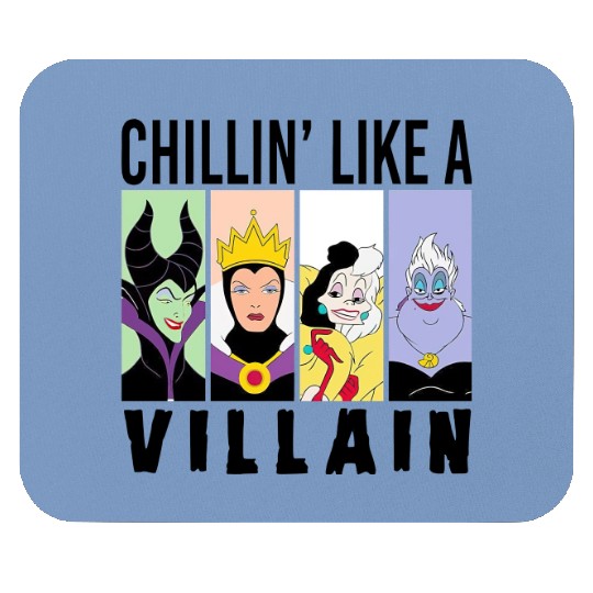 Disney Villain Mouse Pads, Chillin' Like A Villain Mouse Pads, Maleficent Mouse Pads