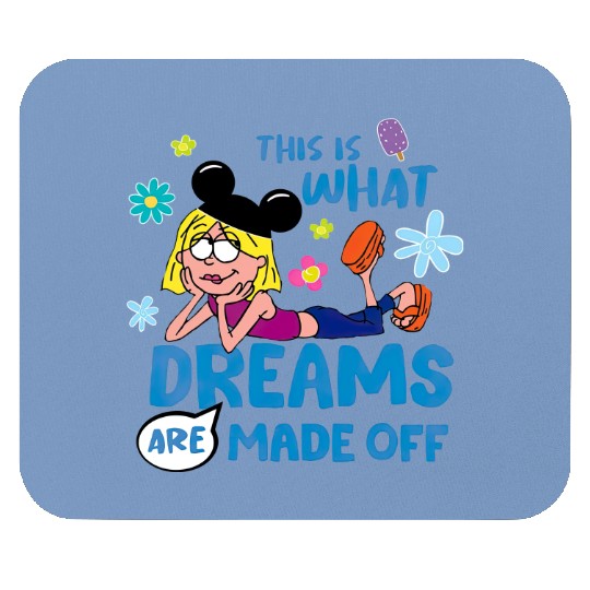 Disney Mouse Pads For Women, Lizzie McGuire Mouse Pads, Disneyland DisneyWorld Womens Mouse Pads