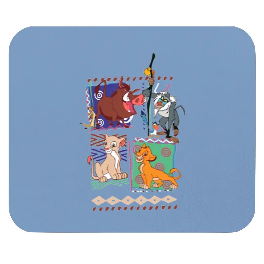 Retro 90s Disney Lion King Mouse Pads, Disney Comfort Colors Mouse Pads, Simba Mouse Pads, Timon & Pumbaa Mouse Pads, Nala Mouse Pads