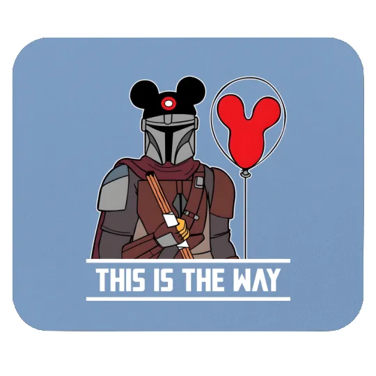 This Is The Way Mouse Pads, Disney Mouse Pads, Star Wars Mouse Pads, Mandalorian Mouse Pads