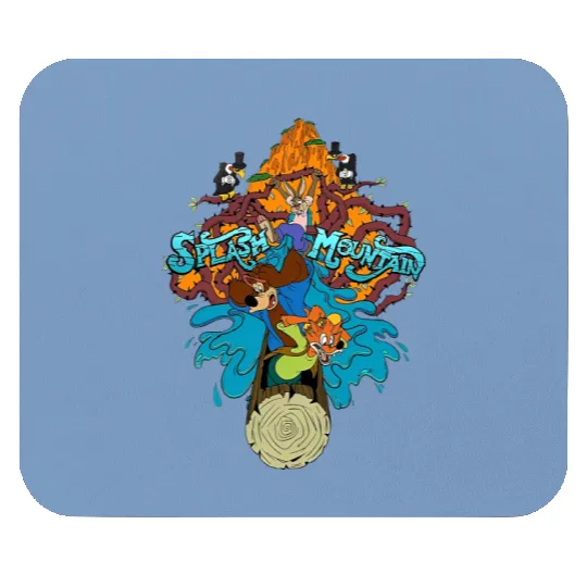 Splash Mountain Comfort Colors Mouse Pads, Disney Mountain Mouse Pads