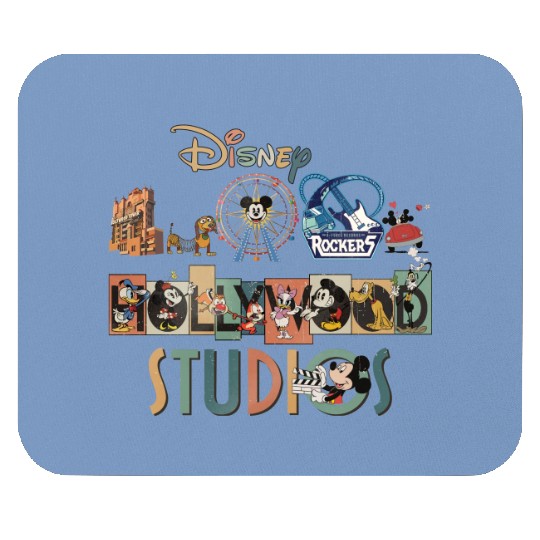 Vintage Disney Hollywood Studios Mouse Pads, Hollywood Studios Mouse Pads, Disney Trip 2023 Mouse Pads