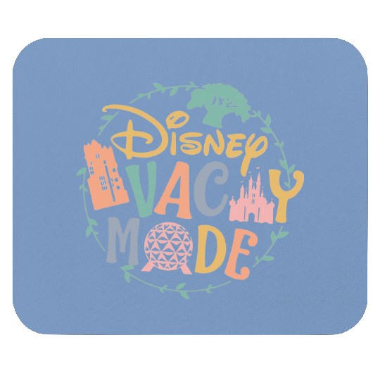 Disney Vacay Mode Mouse Pads, Disney Epcot Mouse Pads, Disney Castle Mouse Pads