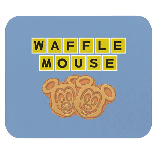 Mickey Waffle Mouse Pads, Funny Disney Mouse Pads, Mickey Waffles, Disney Mouse Pads