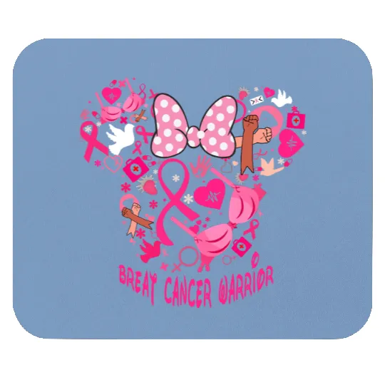 Breast Cancer Warrior Disney Minnie Mouse Pads