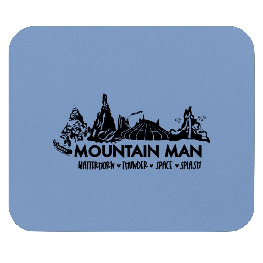 Mountain Man Disney World Mouse Pads, Disney World Mouse Pads, Space Mountain Mouse Pads, Splash Mountain Mouse Pads