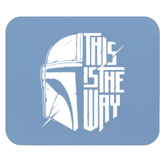 This Is The Way Mouse Pads, Mandalorian Mouse Pads, Disney Mouse Pads, Galaxy edge Mouse Pads
