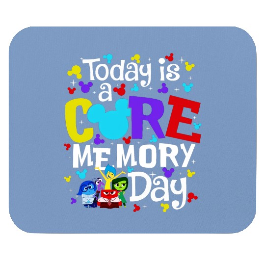 Today Is A Core Memory Day Mouse Pads, Disney Inspired Mouse Pads, Mickey Ears Mouse Pads, Inside Out Friends Mouse Pads